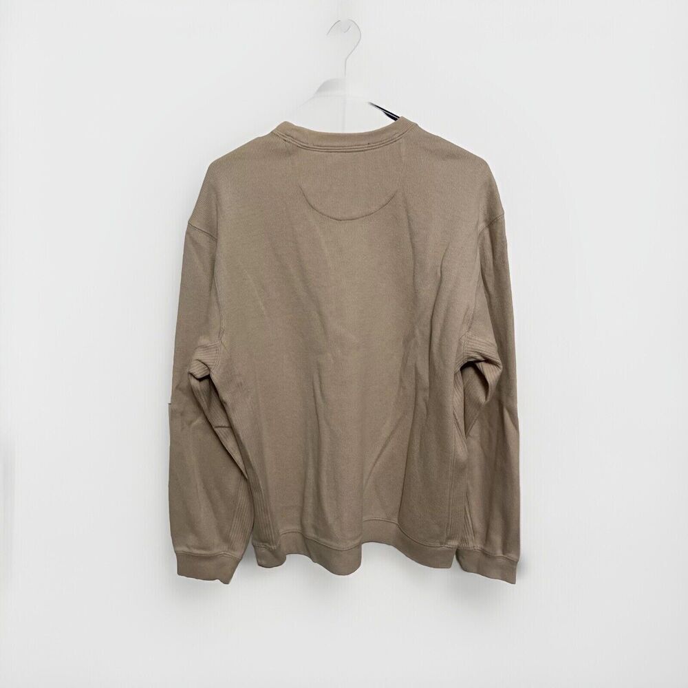 Izod men’s size M long sleeve sweater tan - Picture 4 of 4